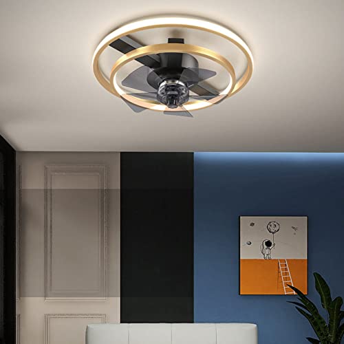 Ventilateur de plafond muet avec lumière variable LED 80W
