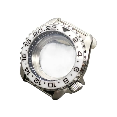 42mm �V���o�[ SKX007 ���v�P�[�X �h�[���T�t�@�C�A�K���X�t�� NH35 NH36 4R 6R 7S ���[�u�����g�p - �����o�b�N�J�o�[�p�[�c(02)
