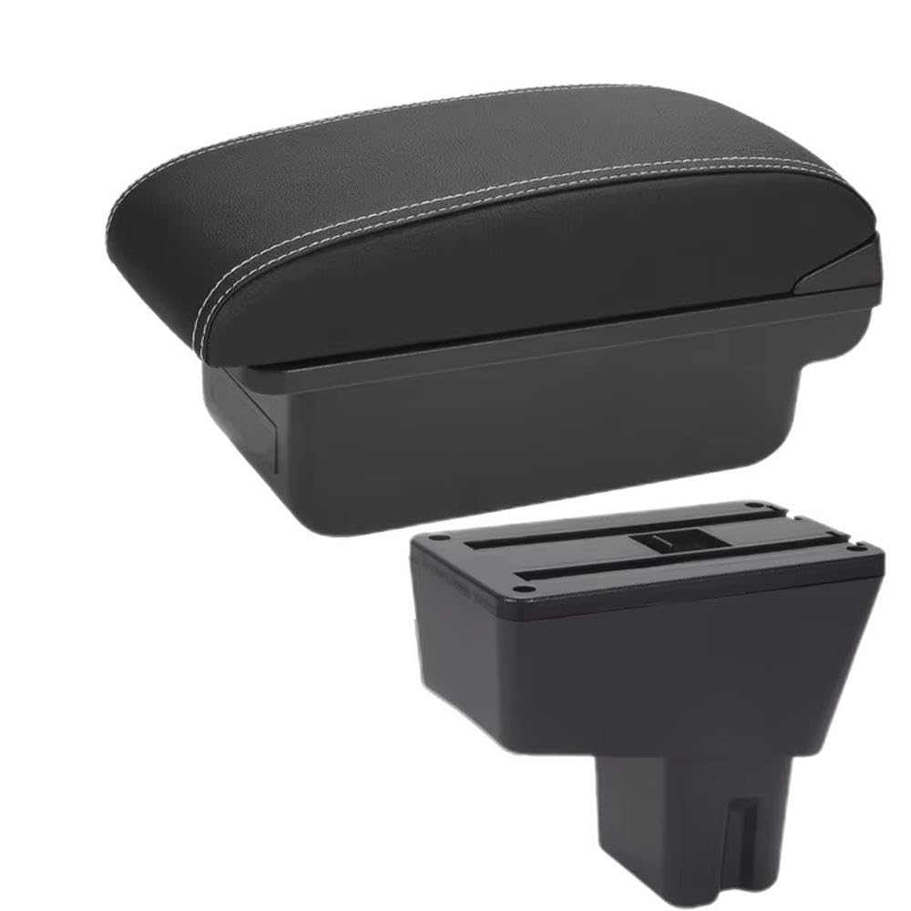 Sxqpocar C3 Black White No Usb For Citroen C3 C4 2025 Car Armrest Box Center Console Storage Box Replacement Parts