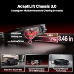 roborock Saros 20 Robot Vacuum and Mop, 3.46in Double-Layer Threshold, 36,000 Pa, 3.14’’ Ultra Slim, Zero-Tangling for Pet Hair, 100℃ Hot Water Wash, AI Powered Smart Cleaning for Carpet, Black