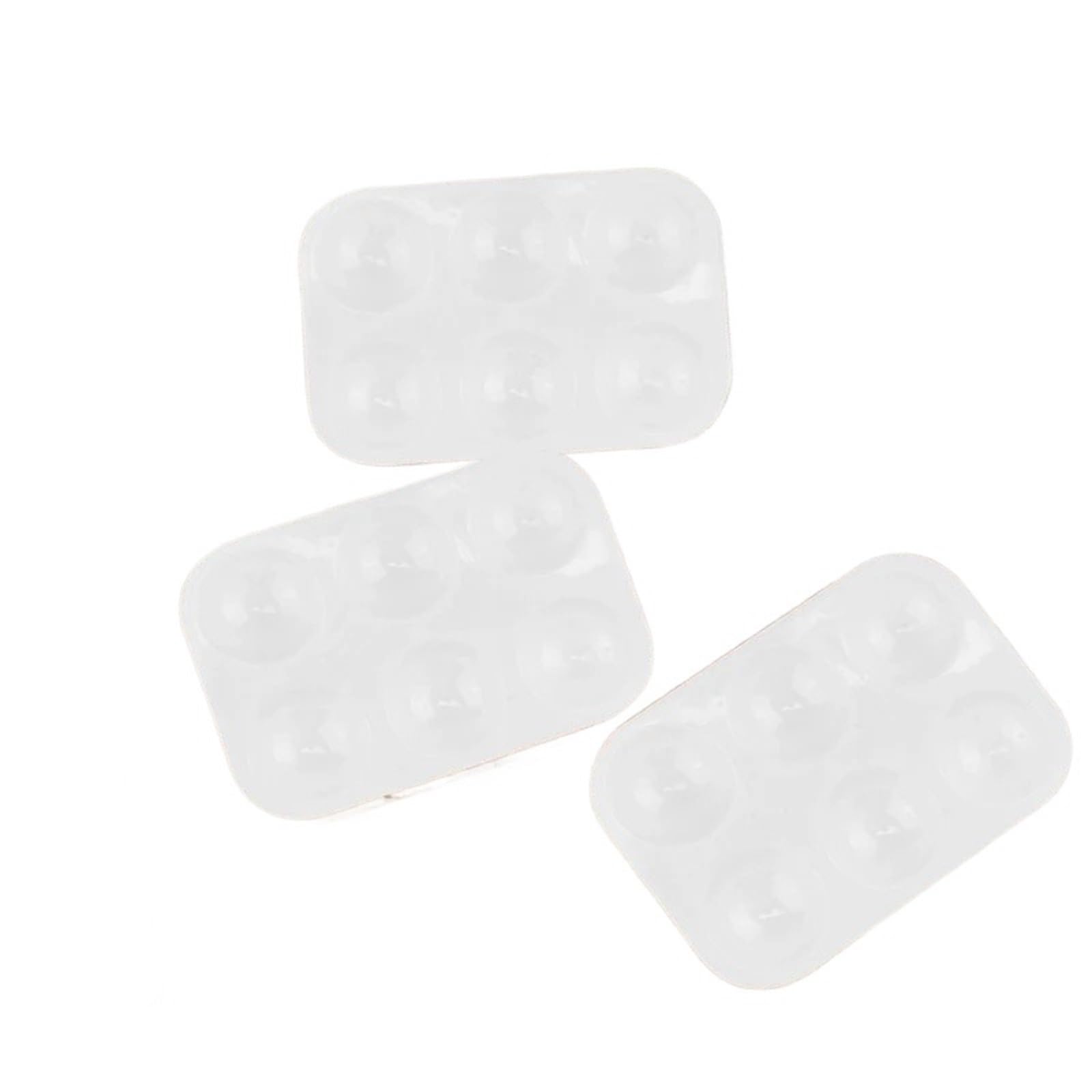 Tavolozza di plastica 24 pezzi di tavolozze pittura in plastica con 6 pozzetti, vassoio rettangolare for ad acquerello Per mescolare i colori