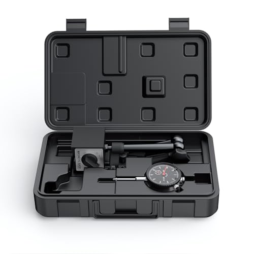 HDLNKAK Dial Indicator Gauge and Magnetic Base, 0-1"/0.001"Dial Indicator with 176lbs (80kg) Max Pull Magnetic Base, Measuring Tool for 3D Printer, Table Saw Measurement, Auto Repair and CNC Machine by HDLNKAK - Image 7