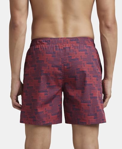 Image of Jockey US57 Men's Super Combed Mercerized Cotton Woven Printed Boxer Shorts with Side Pocket (Pack of 2 Prints May Vary)