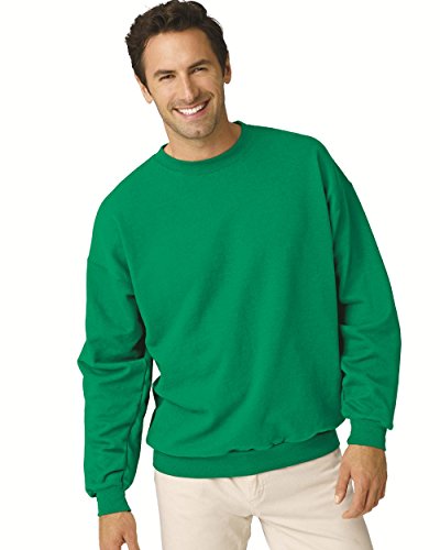 Hanes Men's ComfortBlend EcoSmart Crewneck Sweatshirt Medium White