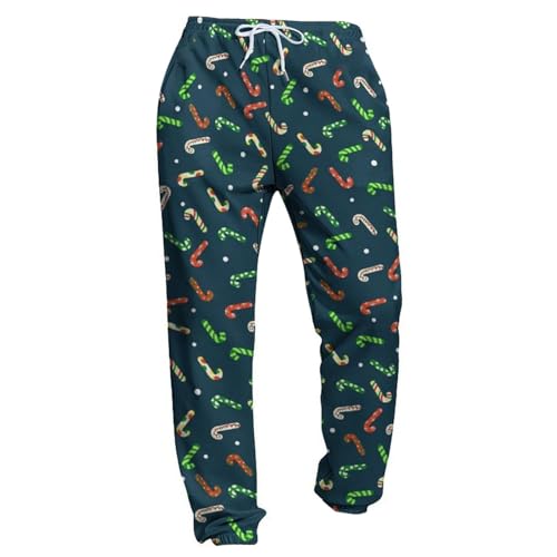 Pantalon décontracté imprimé WWricotta fluide et léger pour homme