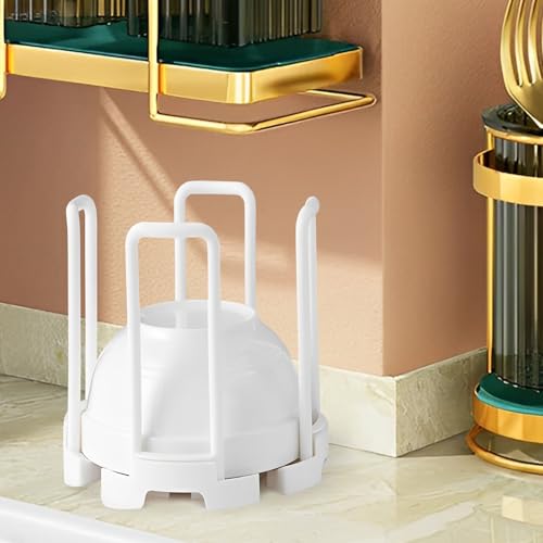 Zoyiancy 2Pcs Adjustable Bowl Rack, Plate Storage Rack, Dinner Plates Organizer, Dish Dryer Storage Bowl Holder for Kitchen Countertop Cabinet Shelf by Zoyiancy - Image 5