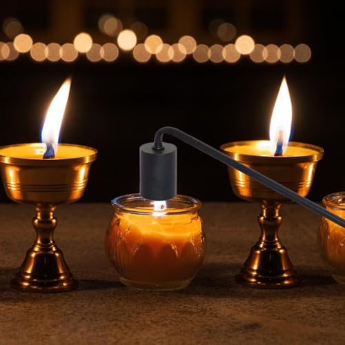 Apaga tus velas sin humo con este dispositivo negro decorativo 6