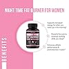 Havasu-Nutrition-Night-Time-Fat-Burner-for-Women-Sleep-Aid-Appetite-Suppressant-and-Metabolism-Booster-for-Detox-Cleanse-Healthier-Weight-Loss-60-Vegetarian-Weight-Loss-Pills-for-Women HAVASU NUTRITION Night Time Fat Burner Weight Loss Pills for Women | Appetite Suppressant for Weight Loss (+ Vitamin D, 60 Count)