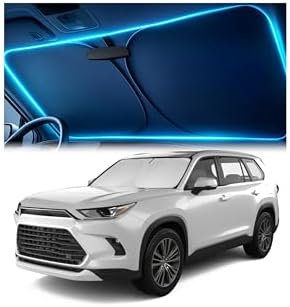 Windshield Sun Shade for Toyota Highlander L LE XLE Limited Platinum 2020-2026 – Custom ...