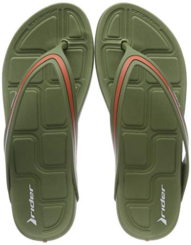 Rider Elite II Fem, Chanclas para Mujer, (Green/Red 9099), 39 EU