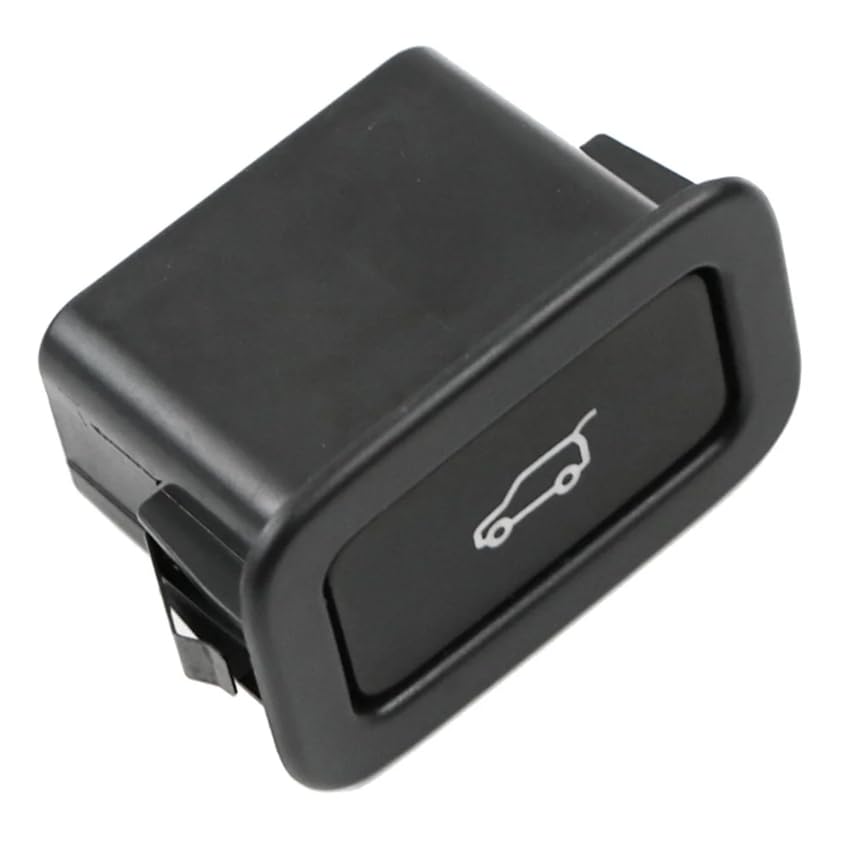 Rear Trunk Tailgate Release Switch Button for Volvo S60, V60, XC60, V70, XC70 (2008-2020) & Land Rover Discovery Sport (2017-2022) - OEM Replacement, Black