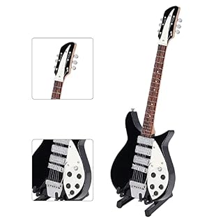 CUEA Modèle de Guitare électrique Miniature, Forme de Guitare électrique Faite à la Main à l'échelle 1: 4, modèle d… – Image 5