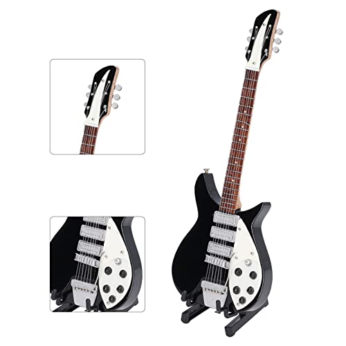 CUEA Modèle de Guitare électrique Miniature, Forme de Guitare électrique Faite à la Main à l’échelle 1: 4, modèle d… - Les Beatles, Paul McCartney, John Lennon, RIngo Starr, George Harrison CUEA Modèle de Guitare électrique Miniature, Forme de Guitare électrique Faite à la Main à l'échelle 1: 4, modèle d… – Image 6