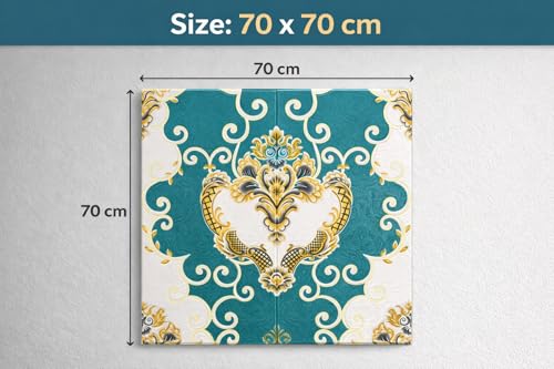 Image of Barebeauty 3D Wall Panel Wallpaper, Self Adhesive PE Foam Brick Sticker, Waterproof Wall Covering for Home Decor, 70 x 70 cm (Pack of 40, 210.8 Sq. Ft. Approx)