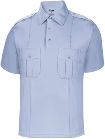 Elbeco Mens Short Sleeve Ufx Uniform Polo Shirt, Midnight Navy