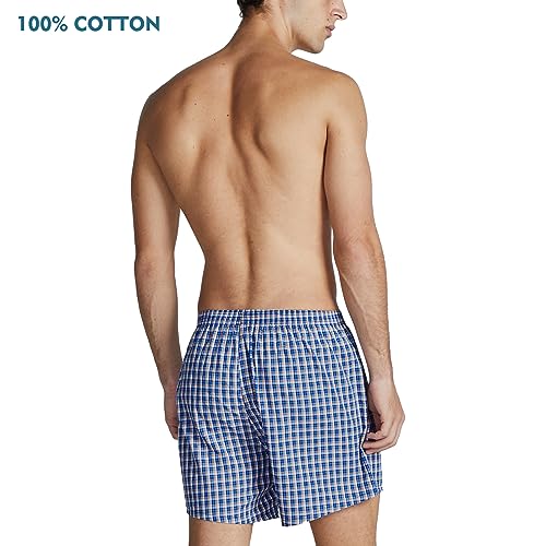 Men's Woven Boxer Shorts 100% Cotton,Underwear Boxers for Men Loose fit3