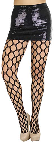 Image of ToBeInStyle Women's Large Mesh Fishnet Patterned Pantyhose Tights