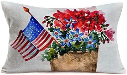 Farmhouse Pillow Covers 12 X 20 Inch Home Sweet Home Quotes with Log Cabin Pattern Design Buffalo Plaid Cotton Linen Throw Pillow Case Cushion Covers for Home Office Car Decor (RO-1)