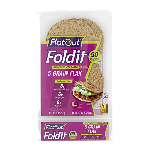 Flatout Foldit, 5-Grain Flax (2 Packs Of Foldits) #TOP8
