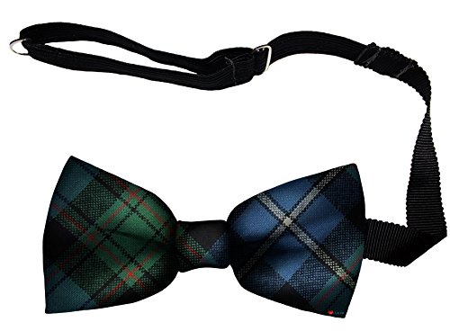 Noeud papillon réglable en laine douce MacRae Hunting fixation facile