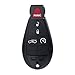 ECCPP Replacement fit for Uncut 433MHz Keyless Entry Remote Control Car Key Fob Chrysler 300/ Dodge Challenger Charger Durango Magnum/Jeep Grand Cherokee M3N5WY783X IYZ-C01C (Pack of 1)