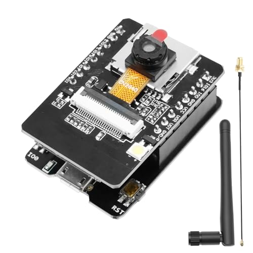 APKLVSR für ESP32 CAM Entwicklungsplatine, ESP32-CAM MB WiFi/Bluetooth DC 5V Dual-Core Modul mit 2,4 G Antennen IPEX, 2640 Kamera-TF-Karten,Micro-USB,Kompatibel mit Arduino
