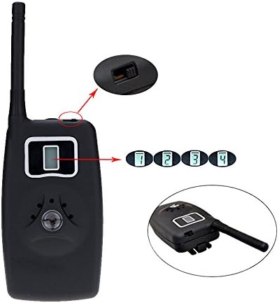 Lixada Fishing Bite Alarms Set 4Pcs Colors LED Fishing Alarm Kit Fishing Swinger Fishing Alarm Receiver with Swinger Zippered Box