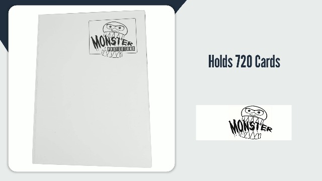 Amazon.com: Monster 9 Pocket Trading Card Album- Matte White