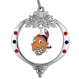 Cleveland Indians Retro Logo Ornament