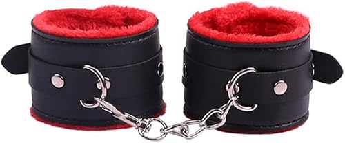 CaForiah Leather Black Ankle Strap Wrist Cuff Fitness Leg Exercise Adjustable Lo