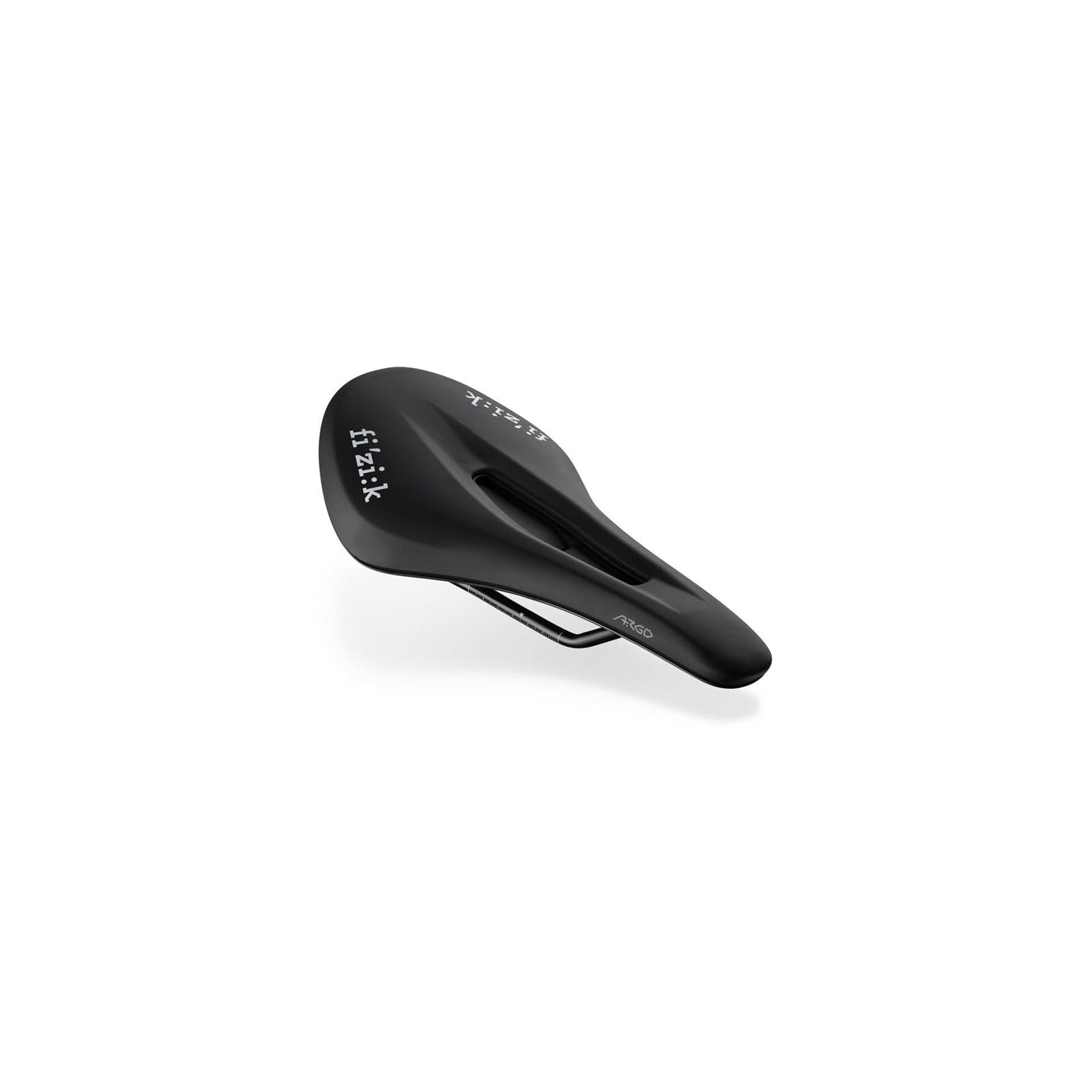 Fizik Vento Argo X5 MTB Bike Saddle, Carbon Reinforced Shell with Alloy Rails, 150mm Width, Black