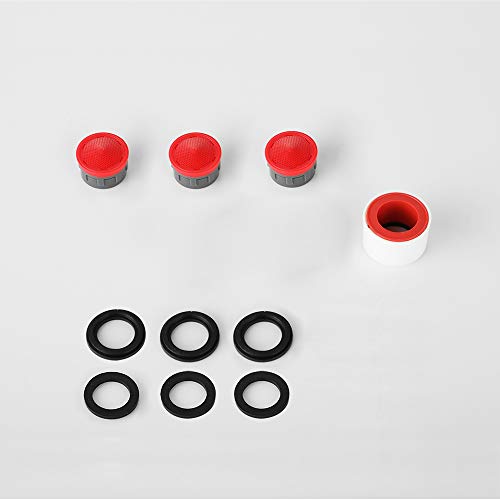 Jqk Faucet Areator, 2.2 Gpm Flow Retrictor Insert Faucet Aerators Replacement Parts Bathroom 3 Pack, Fan22-P3 #TOP6