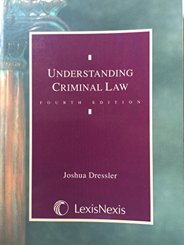 Understanding Criminal Law 082057001X Book Cover