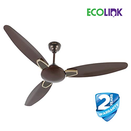 Image of EcoLink Petal Premium Decorative Easy Clean Ceiling Fan - 1200MM (Cinnamon Brown), Standard- Pack of 1