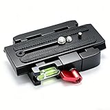 Ander - Oplasma de Disparo rápido para cámara trípode Clip de Disparo rápido Adaptador con Placa de Disparo rápido Compatible inversa Cabezal Manfrotto 501 500Ah 701HDV 503HDV Q5 (# 1)
