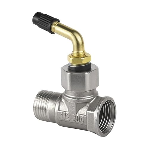 MoSundi Válvula desviadora de 3 vías de acero inoxidable de 1/2 pulgada G con accesorios macho hembra de 1/2 pulgada para conexión de rociador de brazo de ducha de bidé, fácil instalación