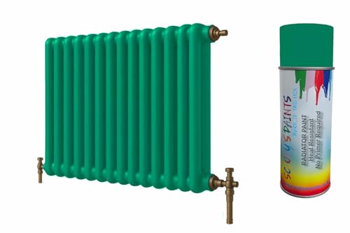 SCOOBYS PAINTS BACK IN THE MIX Premium Radiator Paint – 180 Colours – Heat Resistant Metal Paint for Radiators & Pipes, Quick Dry, Non-Yellowing, Multiple Finishes, Interior Use (Mint green)