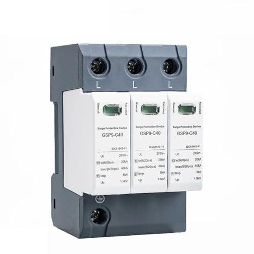 Dispositif de protection contre les surtensions AC385V triphasé parasurtenseur rail maison 3P