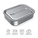 Bentgo® MicroSteel® Leak-Proof Lunch Box - Microwave-Safe, Oven-Safe, Bento-Style Container with Removable Divider, Airtight Lid, Sustainable Design, Odor & Stain Resistant (Stainless Steel)
