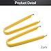 Utoolmart IC Puller Chip Extractor Removal Tool Antistatic Clip Pliers Switch Puller with Insulated Vinyl Grip Yellow 2 Pcs