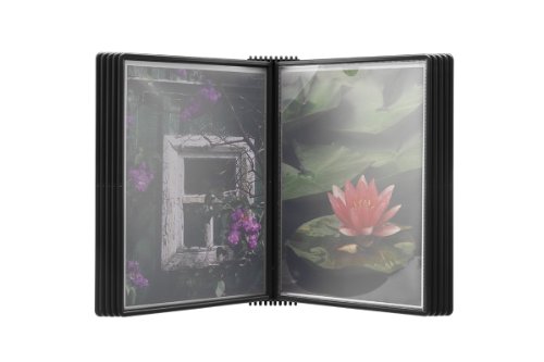 Jalema 7968219 Flex-o-Frame pared Elemento Premium, incluyendo 10 bolsillos, incluidas las tablillas clic, negro