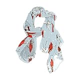 Dragon Sword Women's Scarves Winter Birds Retro Cardinals Shawl Wraps Silk Scarf