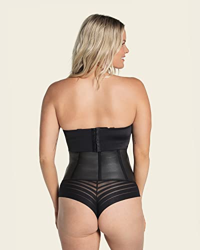 Leonisa Women's Latex Waist Trainer, Black, Small #TOP2