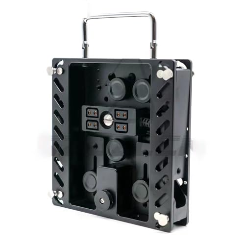 Placa de batería V-Mount HangTon para soporte de monitor cuádruple y trípode 7