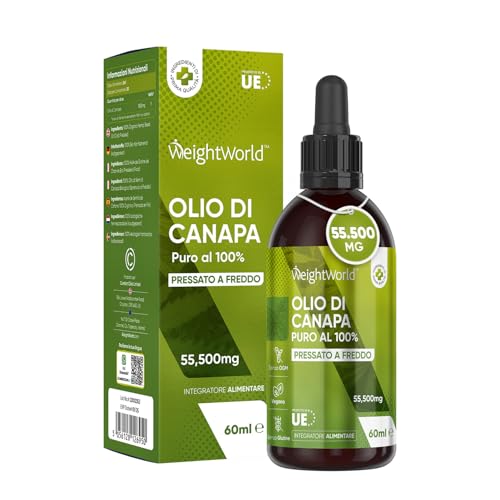 Olio di Canapa 100% Puro 60ml