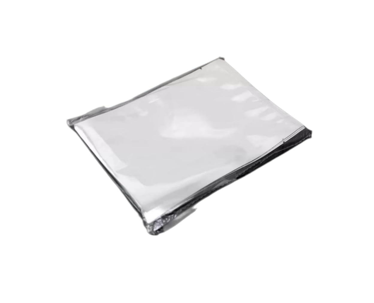 100 bolsas chapadas en aluminio con sellado de tres lados, 16C de doble cara con sellado al vacío, bolsas de almacenamiento con bloqueo de luz (8 x 18 cm)