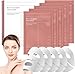 Maschera Collagene Viso, Bio Collagen Real Deep Mask, 5 Pezzi Maschera Viso Coreana Overnight, Idratante affinamento dei pori, trattamento delle rughe (Rosa) immagine