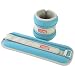 SHOUNg Reflective Ankle/Wrist Weights (1 Pair) with Adjustable Strap for Fitness, Workout, Exercise, Walking, Jogging, Gymnastics, Aerobics and Gym (Aqua, 4lbs)