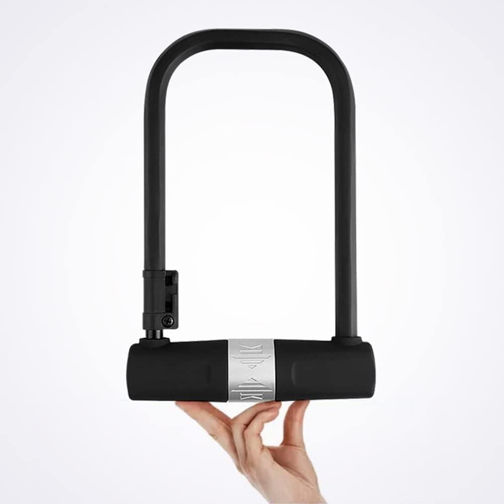 Anti Theft Bike U-Shaped Lock,Chain Lock Carbon Steel Mountain Bike Accessories with 2Pc Keys for Bike Motorcycle Anti-Theft Lock