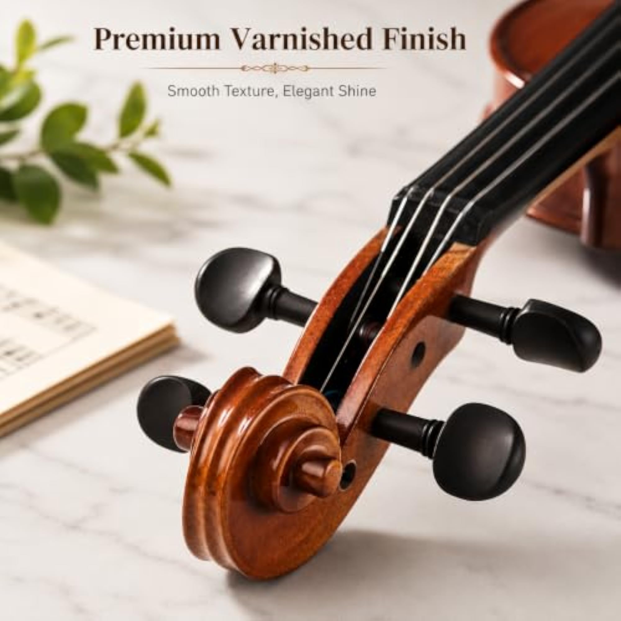 Violin Strings 4/4 Full Set, Durable Steel Core Strings